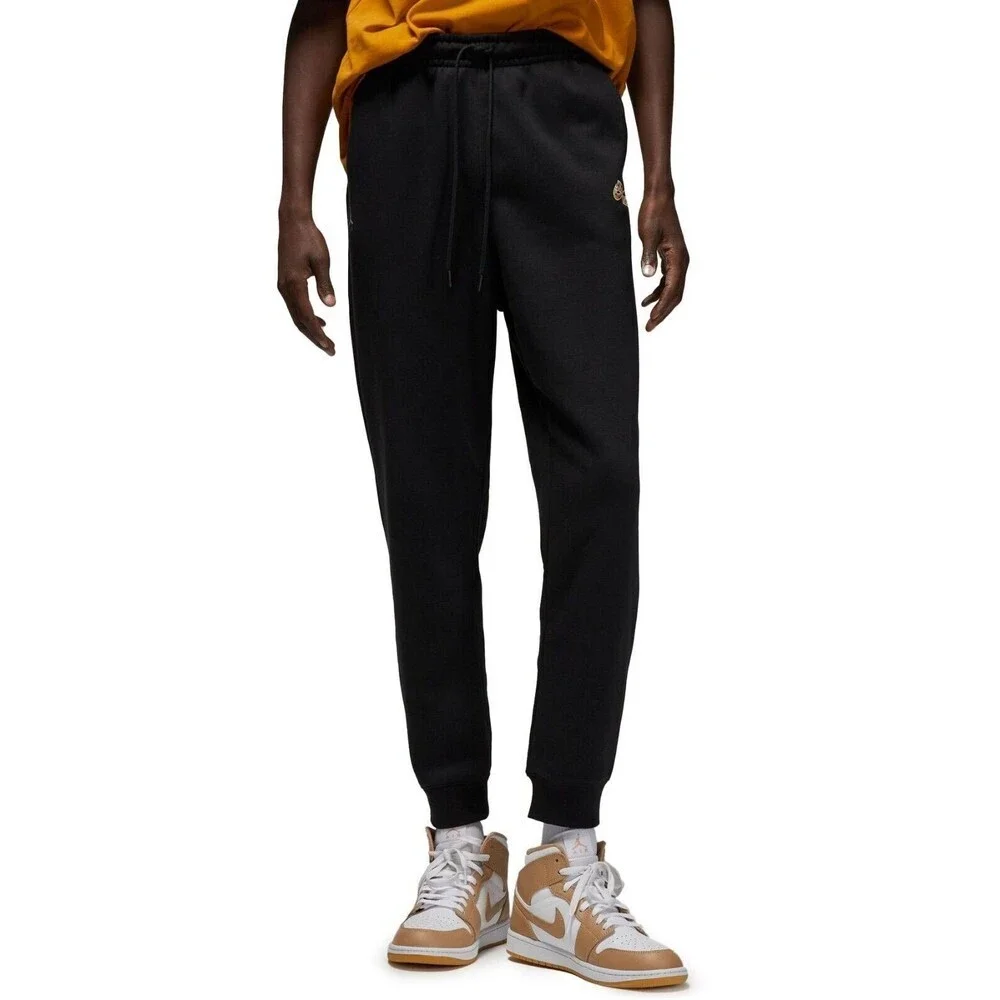 Jordan Essentials Fleece Pants Mens Size‎ XXL Black Joggers DQ8100-010 NEW
